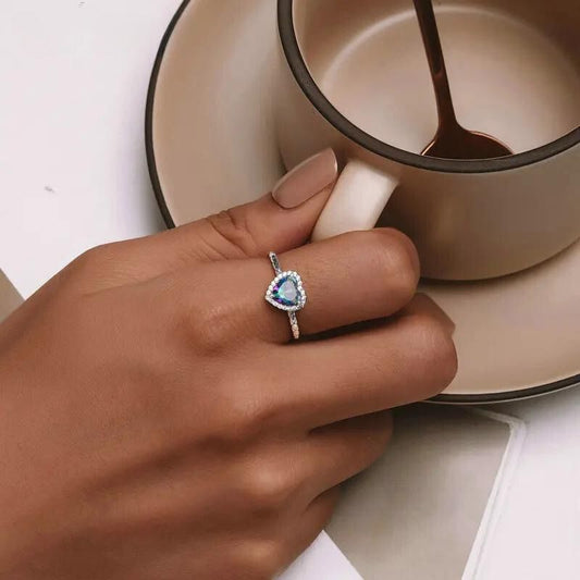 Anillo Corazón Luminar Plata 925