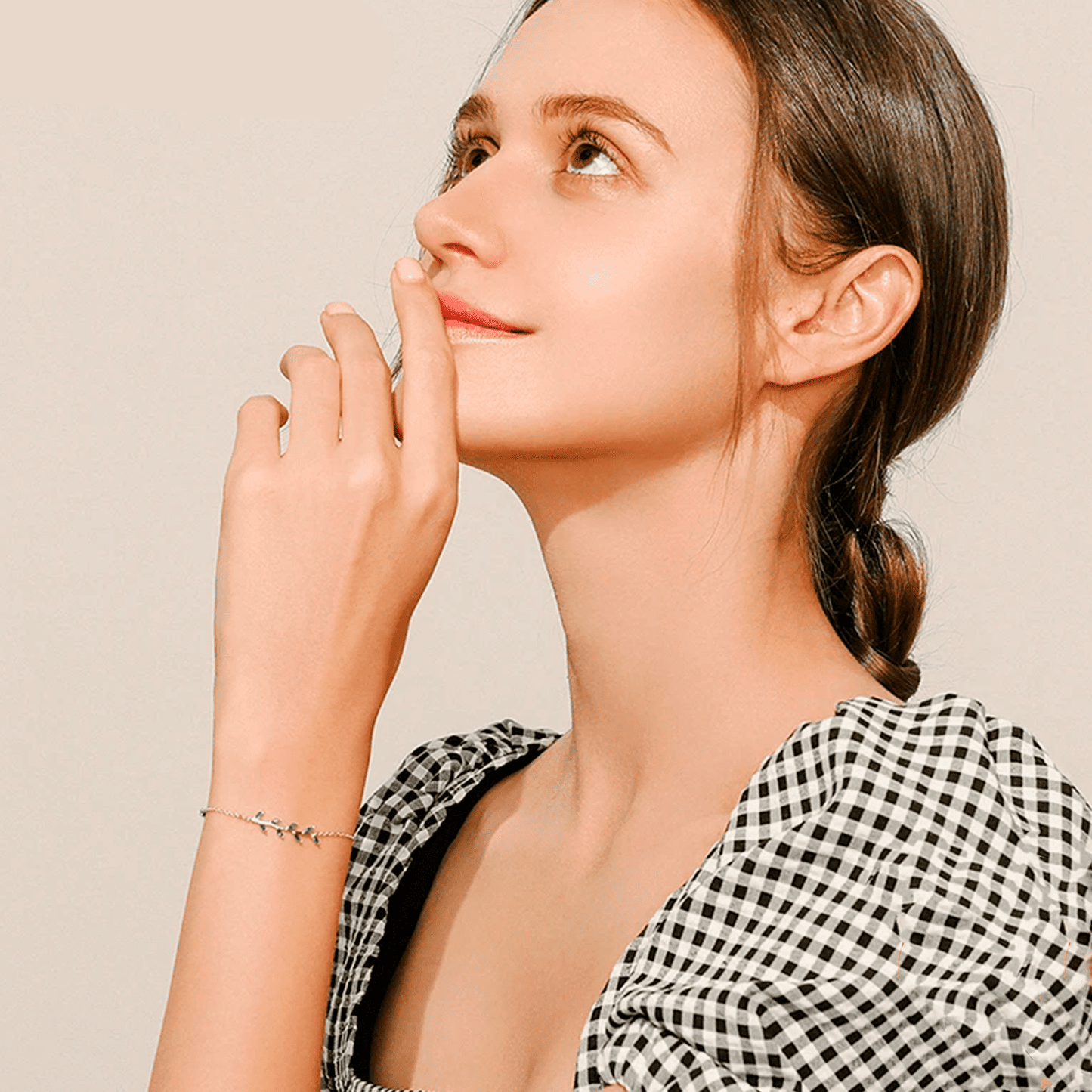 Pulsera Hojas Verdes Plata 925